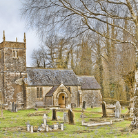 Buy canvas prints of St Andrews Church, Holcombe by Sue Thomas