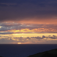 Buy canvas prints of Cornish Sunset by Steve Allen