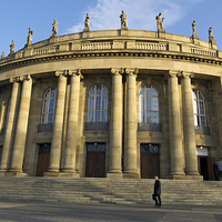 Buy canvas prints of State Theater Stuttgart Germany by Matthias Hauser