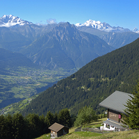 Buy canvas prints of Riederalp Swiss Alps Switzerland by Matthias Hauser