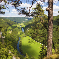 Buy canvas prints of Donautal Danube valley Germany by Matthias Hauser