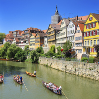 Buy canvas prints of Lovely old Tuebingen Germany by Matthias Hauser
