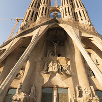 Buy canvas prints of Sagrada Familia Antoni Gaudi Barcelona by Matthias Hauser