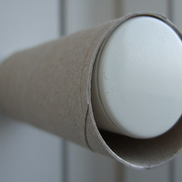 Buy canvas prints of Help -empty toilet paper roll by Matthias Hauser