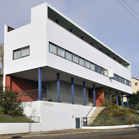 Buy canvas prints of  Weissenhof settlement Le Corbusier building Stutt by Matthias Hauser
