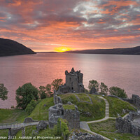 Buy canvas prints of Urquhart Castle and Loch Ness by Veli Bariskan