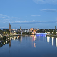 Buy canvas prints of Inverness in the Moonlight by Veli Bariskan