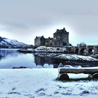 Buy canvas prints of Eilean Donan Castle by Heather Wise