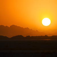 Buy canvas prints of Afghanistan Sunset by Heather Wise