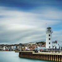 Buy canvas prints of  Scarborough Lighthouse by Andrew McCauley