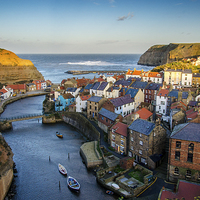 Buy canvas prints of  Staithes  by Andrew McCauley