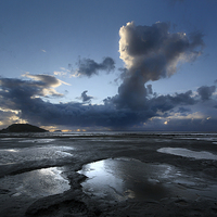 Buy canvas prints of Low Tide by Nick Pound