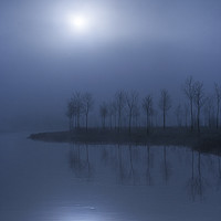 Buy canvas prints of A Misty Morning on the River by Nick Pound