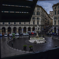 Buy canvas prints of Piazza Colombo, Genoa by Cristian Budeanu