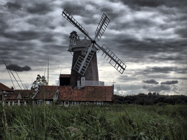 Windmill Picture Board by sean clifford