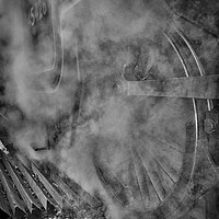 Buy canvas prints of Steam wheel by sean clifford