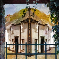Buy canvas prints of Boscastle, Cornwall by Julia Whitnall