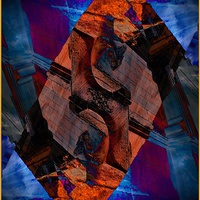 Buy canvas prints of Abstract: Moreton Corbet 1 by Julia Whitnall