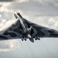 Buy canvas prints of  Vulcan Rise by Peter Farrington