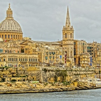Buy canvas prints of  Valletta by Peter Farrington