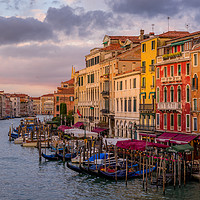 Buy canvas prints of View From The Rialto Bridge by Peter Farrington