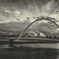Buy canvas prints of Millennium Bridge by Mark Donaldson