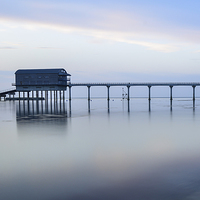 Buy canvas prints of  Life boat pier  by Shaun Jacobs