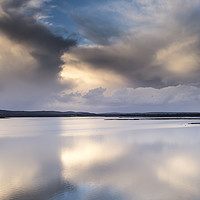 Buy canvas prints of Storm clouds reflected  by Shaun Jacobs