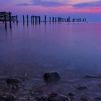 Buy canvas prints of Swanage pier  by Shaun Jacobs