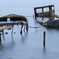 Buy canvas prints of Boat wreck  by Shaun Jacobs