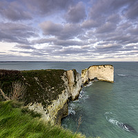 Buy canvas prints of Old Harry rock  by Shaun Jacobs