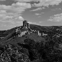 Buy canvas prints of Corfe castle  by Shaun Jacobs