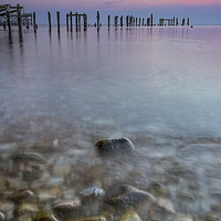 Buy canvas prints of Swanage pier Dorset  by Shaun Jacobs