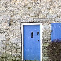 Buy canvas prints of Old Blue Door by Shaun Jacobs