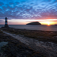 Buy canvas prints of Penmon lighthouse  by Shaun Jacobs