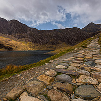 Buy canvas prints of Pathway to Snowdon  by Shaun Jacobs