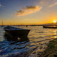 Buy canvas prints of Sunset in Poole Harbour  by Shaun Jacobs