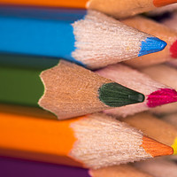 Buy canvas prints of Coloured pencils  by Shaun Jacobs