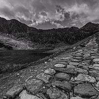 Buy canvas prints of Snowdonia pathway  by Shaun Jacobs