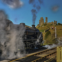 Buy canvas prints of Corfe railway  by Shaun Jacobs