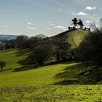 Buy canvas prints of Colmers Hill shadows  by Shaun Jacobs
