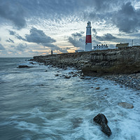 Buy canvas prints of Portland Bill on winter evening  by Shaun Jacobs