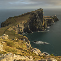Buy canvas prints of Neist Point sunset  by Shaun Jacobs
