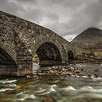 Buy canvas prints of Sligachan bridge on the Isle of Skye  by Shaun Jacobs