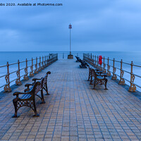 Buy canvas prints of Banjo Pier in Swanage  by Shaun Jacobs