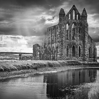 Buy canvas prints of Whitby Abbey by Ian Barber