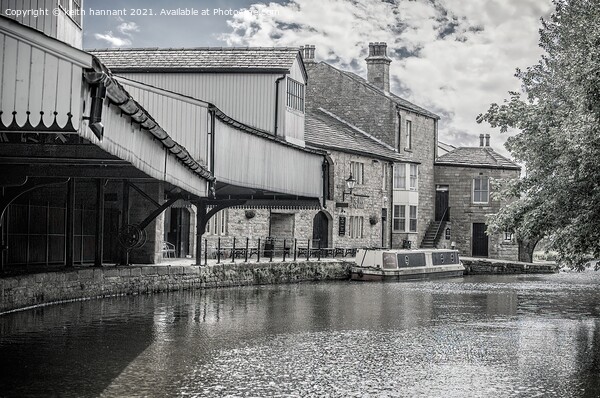  inn on the wharf   burnley  black and white  Picture Board by keith hannant