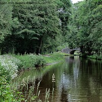 Buy canvas prints of Mon and Brec canal by keith hannant