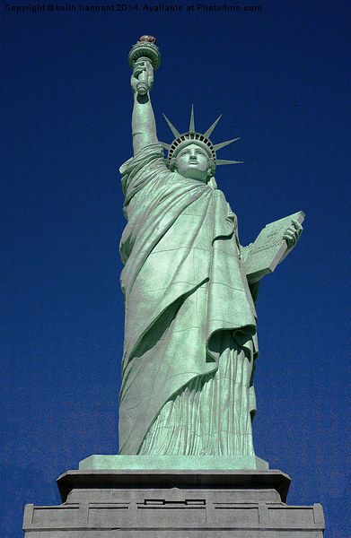Las Vegas statue of liberty Picture Board by keith hannant