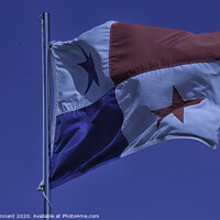 Buy canvas prints of Panama Flag  by keith hannant
